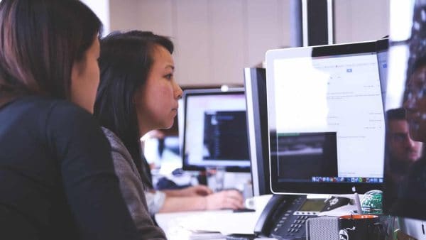 sbo women looking computer