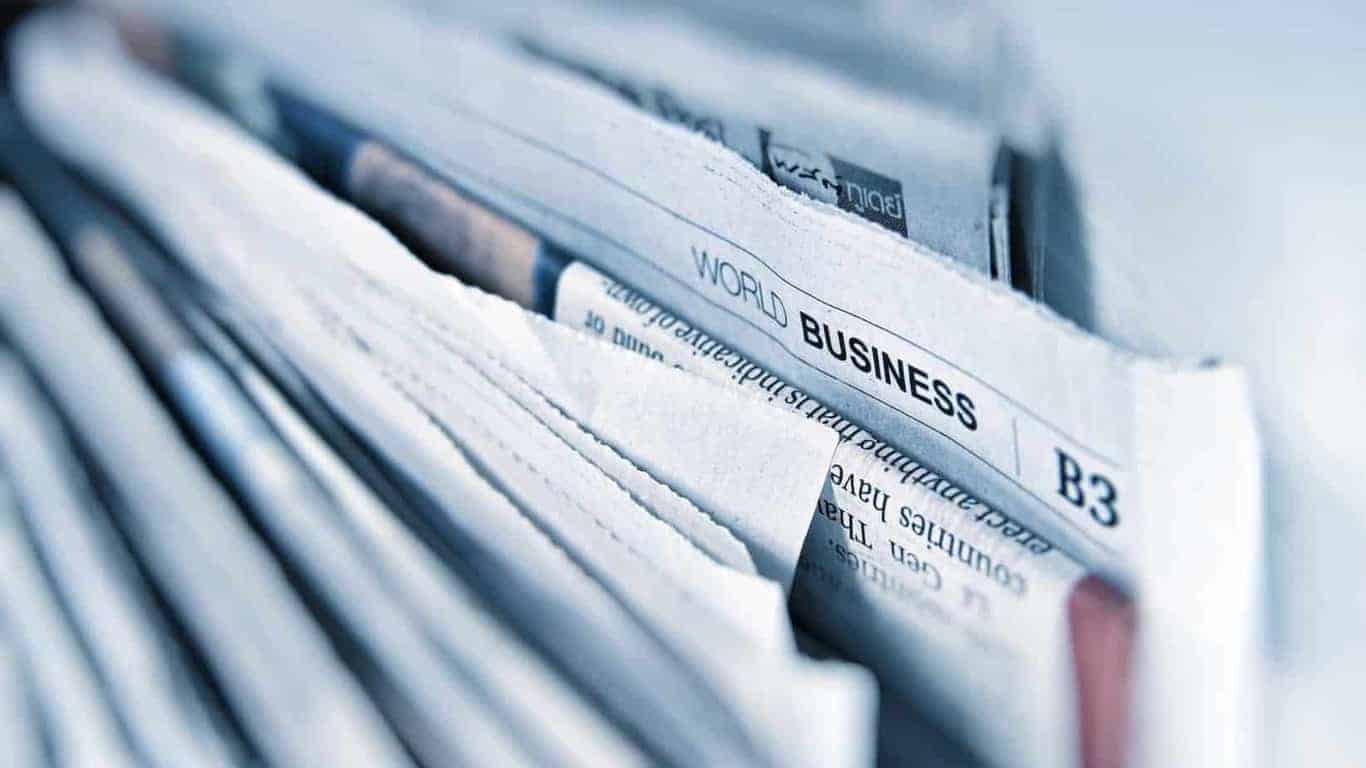 Business newspaper media