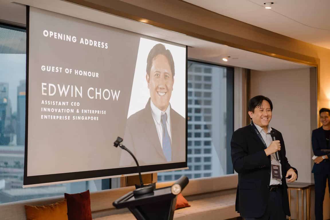 Tribe Accelerator Launch Night Edwin Chow Enterprise Singapore