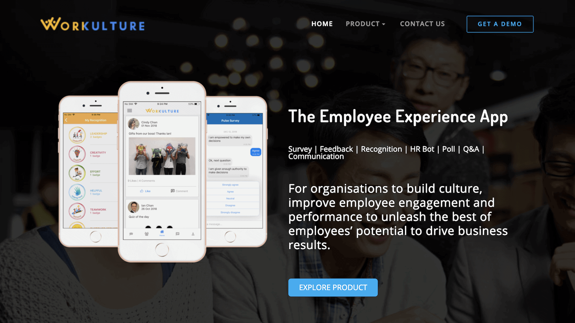 Workulture homepage