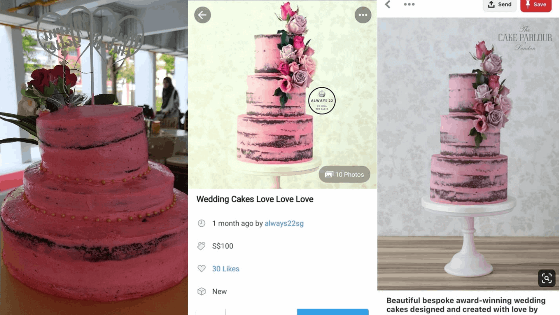 Baker Delivers Crooked Cake Decorated With Dusty Fake Flowers