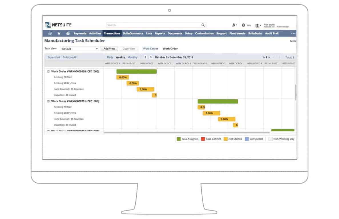 NetSuite - Production Management
