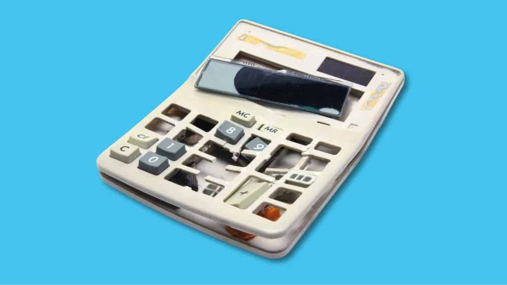 sbo xero broken calculator
