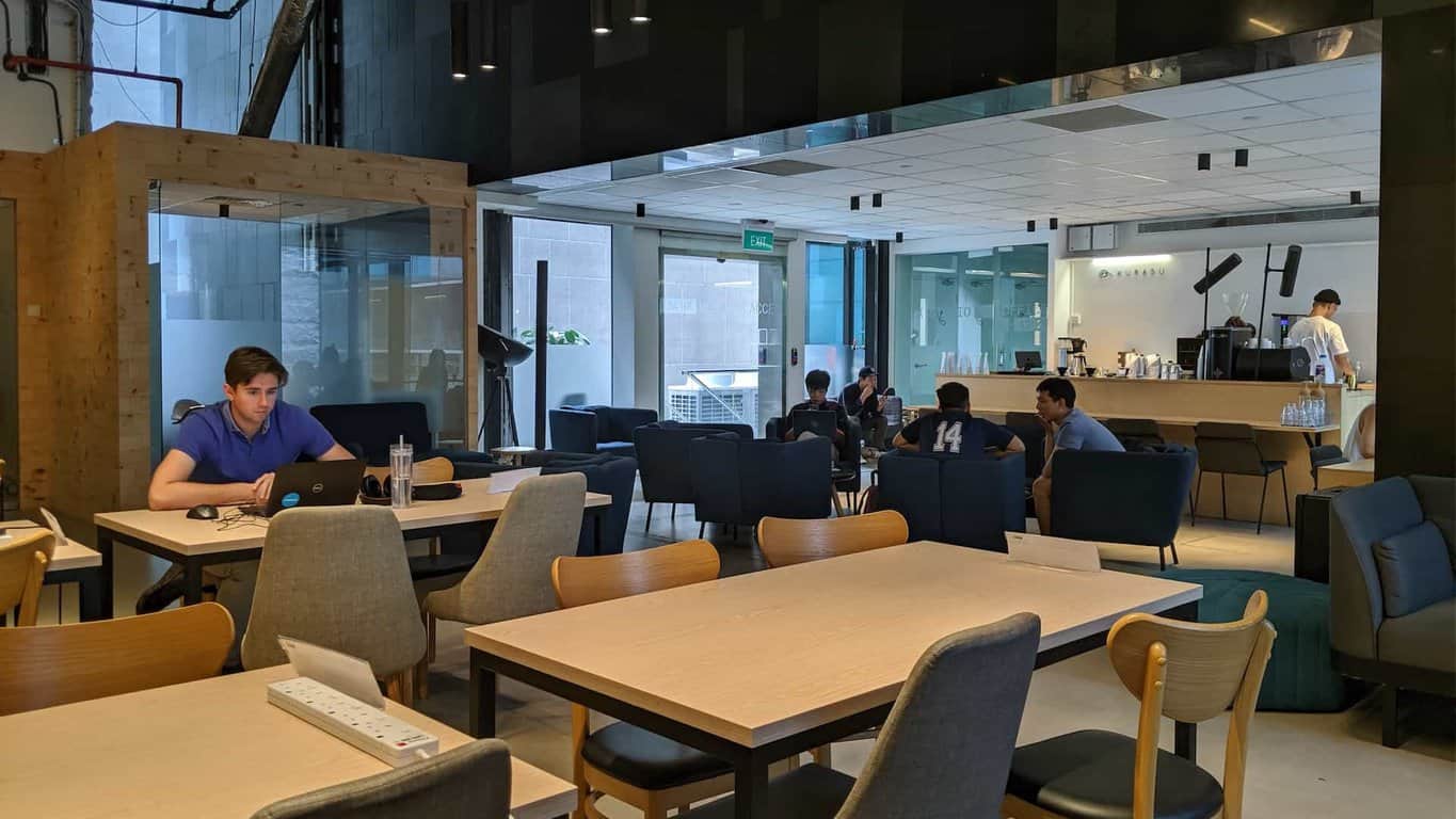 The Company Kurasu flex desk area