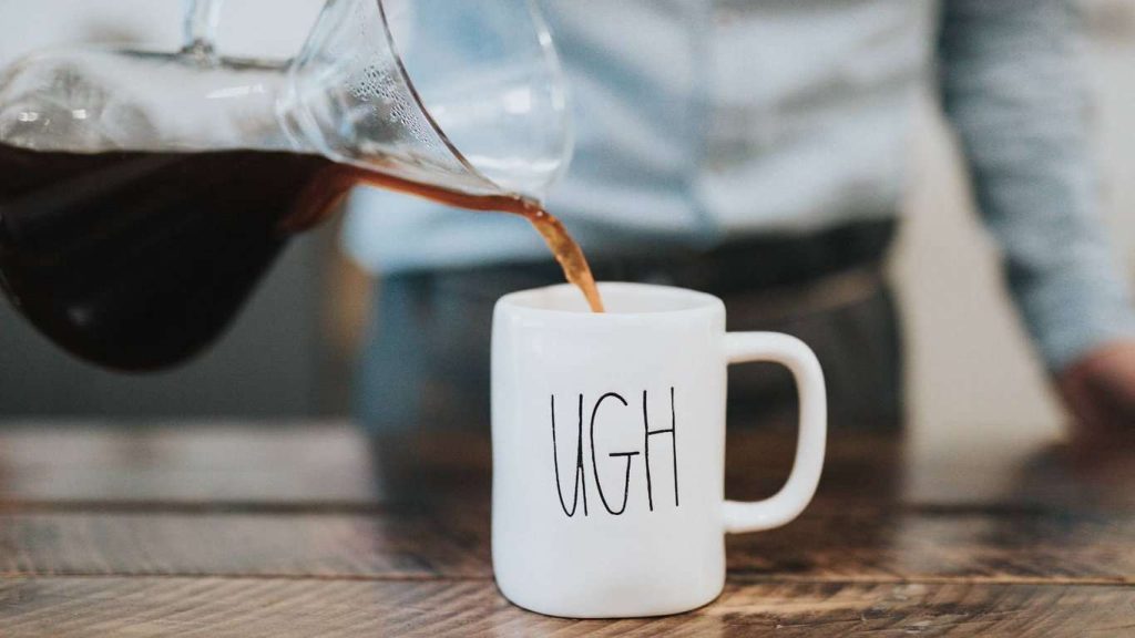 Coffee mug dread ugh