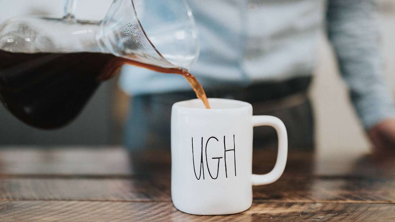 Coffee mug dread ugh