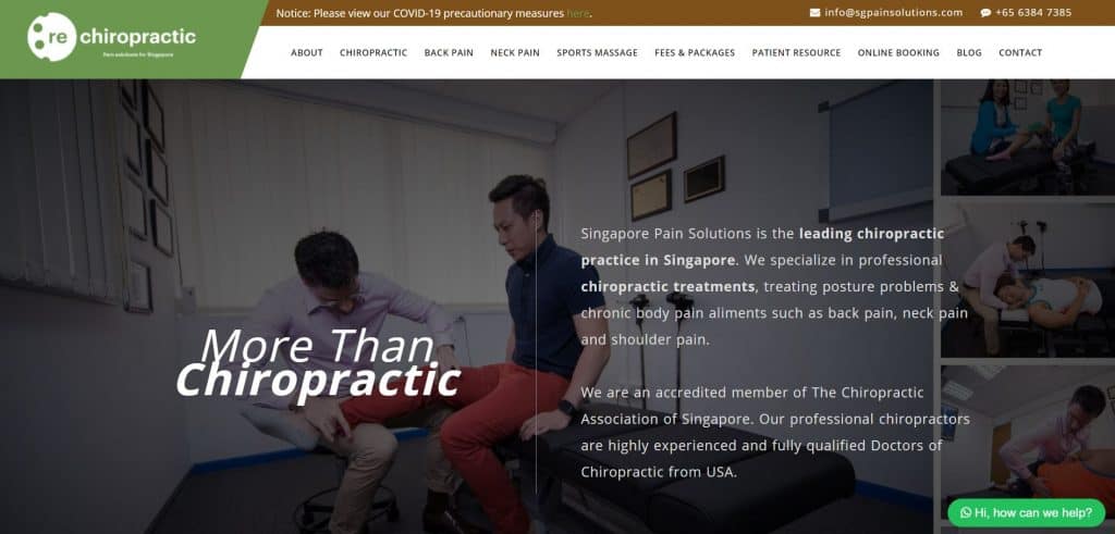 7 Best Chiropractor In Singapore You Can Visit For Your Chronic Pain 2021