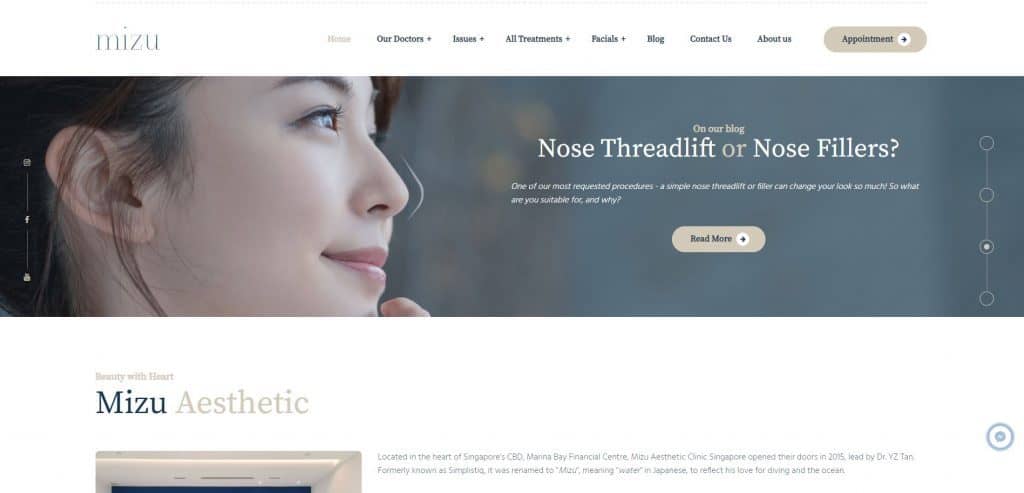 best aesthetic clinic in singapore_mizu aesthetic