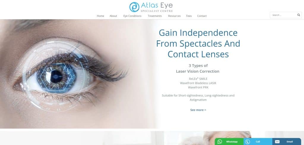 best eye clinic in singapore_atlas eye specialist centre