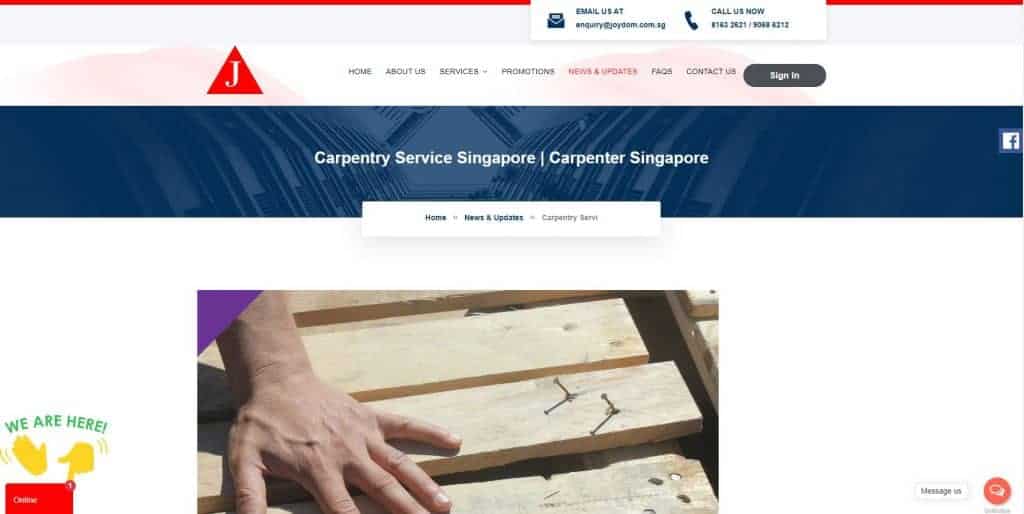 carpenters in singapore_joydom