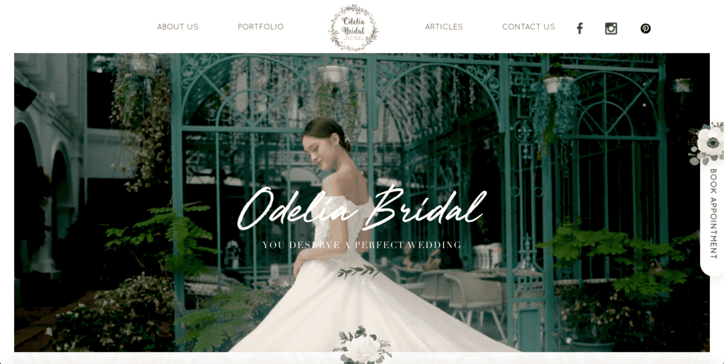 Best hot sale bridal websites