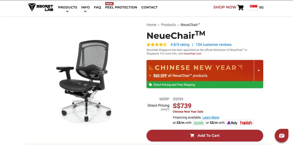 best office chairs in singapore_secretlab neuechair