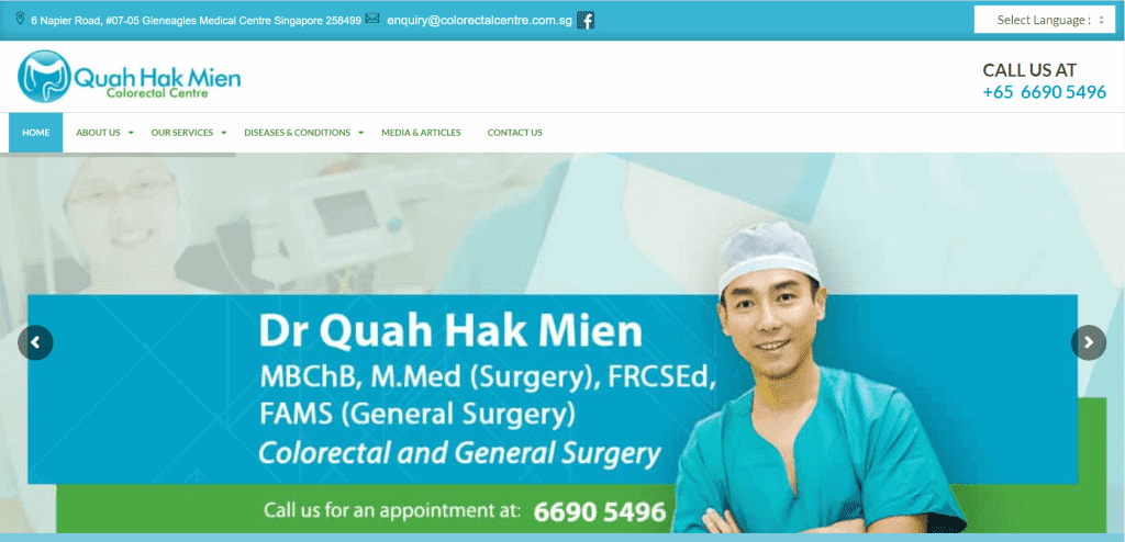 best colon doctor singapore