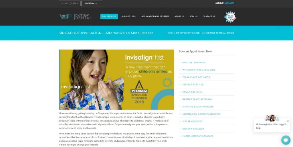 best invisalign in singapore_nuffield dental