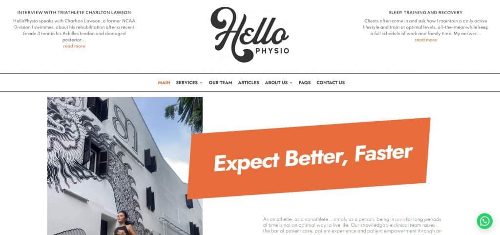 best physiotherapy in singapore_hellophysio
