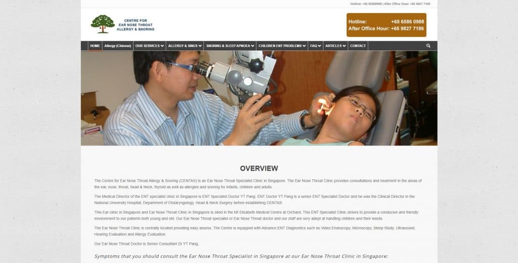 best sleep clinic in singapore_centre for ent allergy & snoring