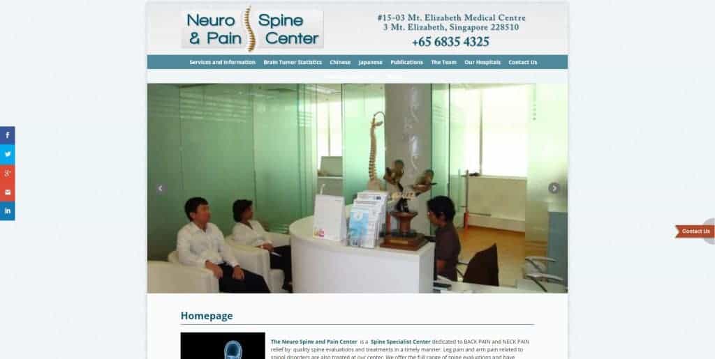 best spine specialist in singapore_neuro spine and pain center