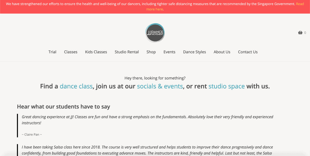 best dance class in singapore_jj dance movement