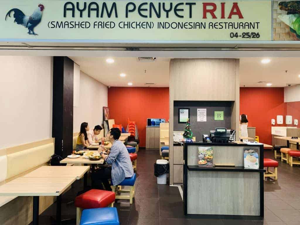 best indonesian restaurant in singapore_ayam penyet ria