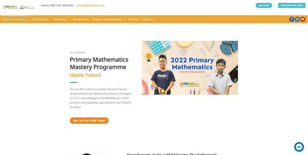 best math tuition in singapore_edufront learning centre