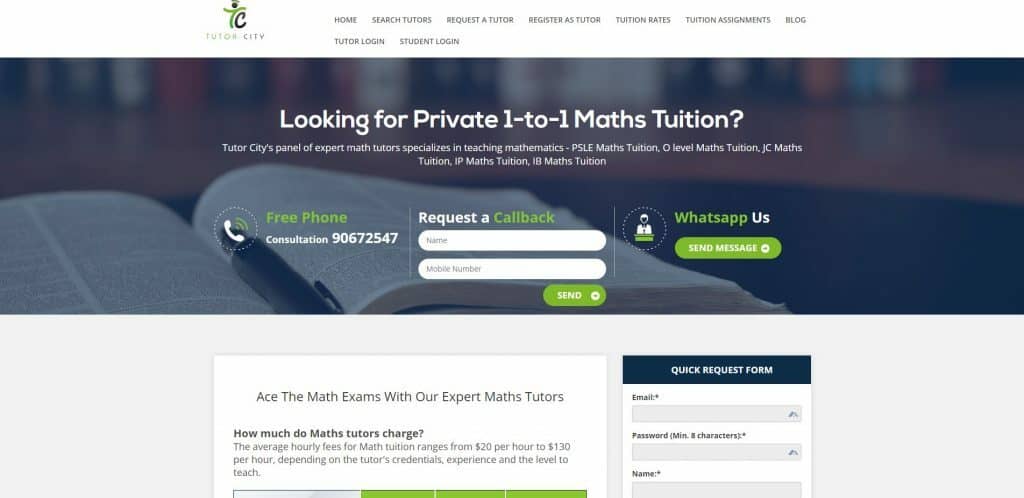 best math tuition in singapore_tutor city