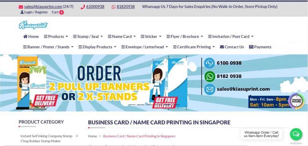 best name card printing in singapore