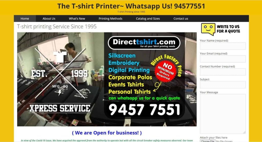 10 Best T-Shirt Printing in Singapore for Your Customised Designs [[year]] 11