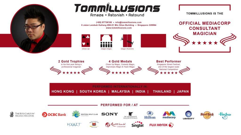 best magician in singapore_tommillusions