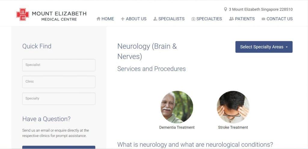 10 Best Neurologist in Singapore for Your Nervous System’s Conditions [2022] 1