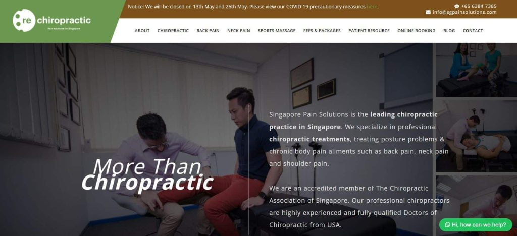 10 Best Back Pain Specialist in Singapore
