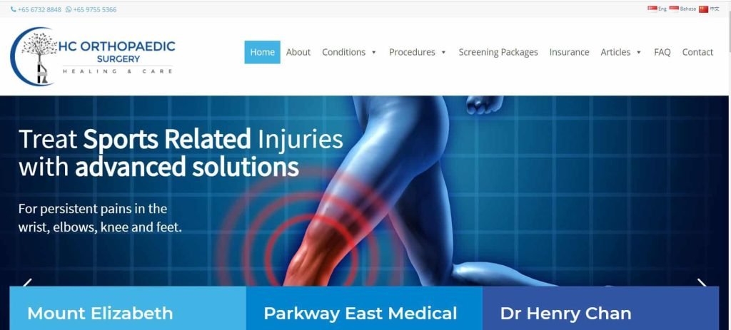 11 Best Orthopaedic In Singapore To Regain Your Agility 2024 Sbosg