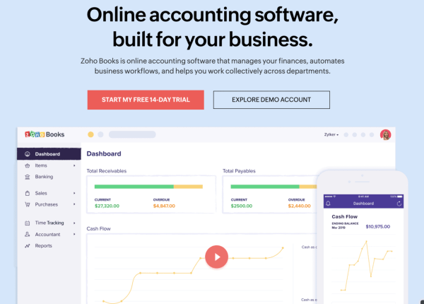 Best accounting software in Singapore - Zoho Books