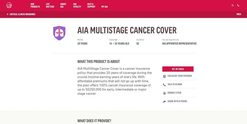 best cancer insurance in singapore_aia