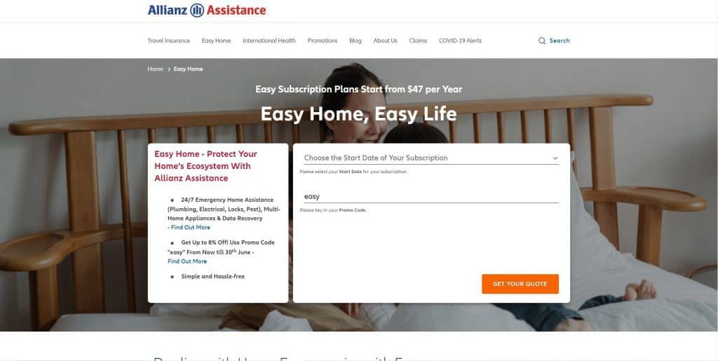 best home insurance in singapore_allianz easy home