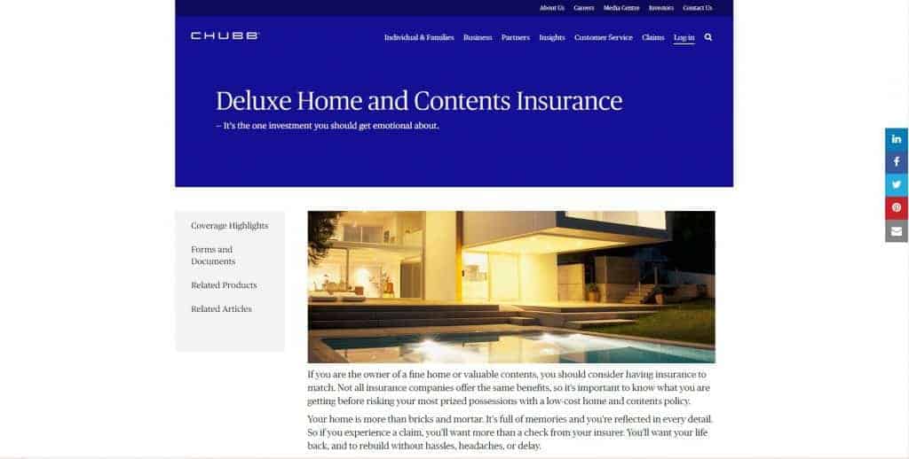 best home insurance in singapore_chubb deluxe home insurance
