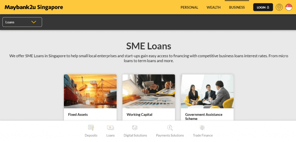 maybank business loan in singapore