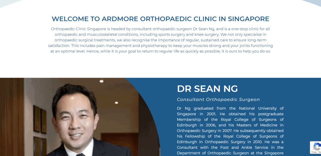 Shoulder Specialist Singapore