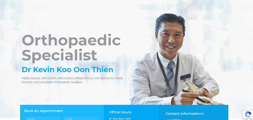 Dr-Kelvin-Koo shoulder specialist in Singapore