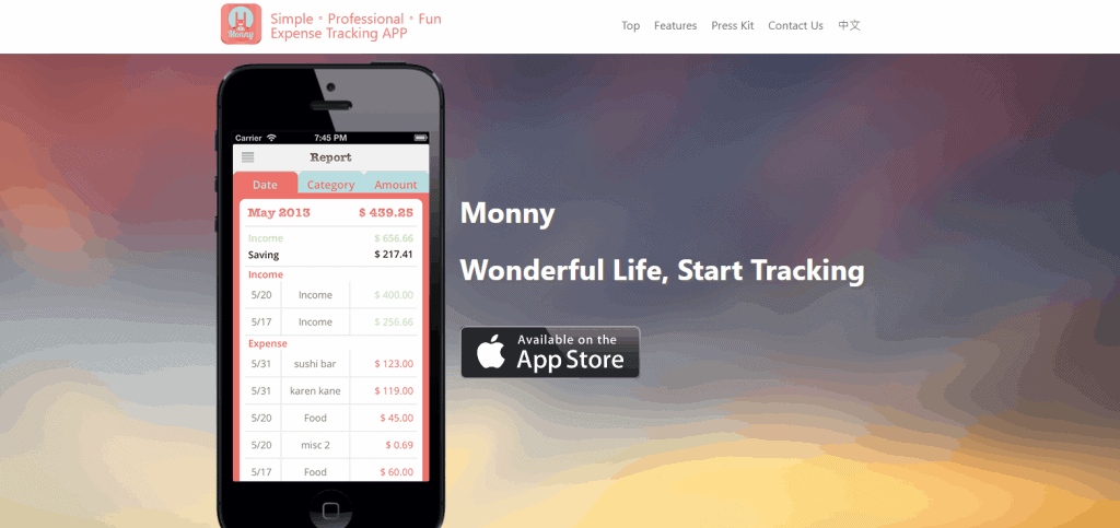 Monny expense tracker app in singapore