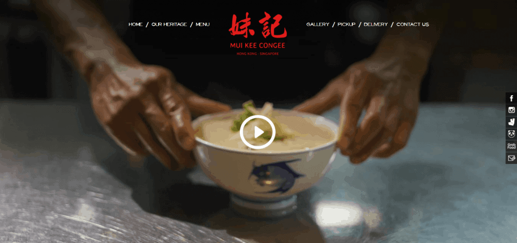Mui-Kee-Congee hong kong food in singapore