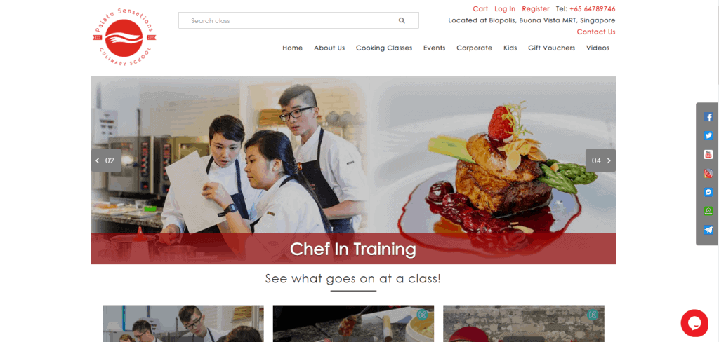 Palate-Sensations-Culinary-School cooking classes in singapore