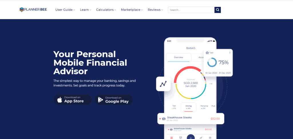 Planner-Bee expense tracker in Singapore