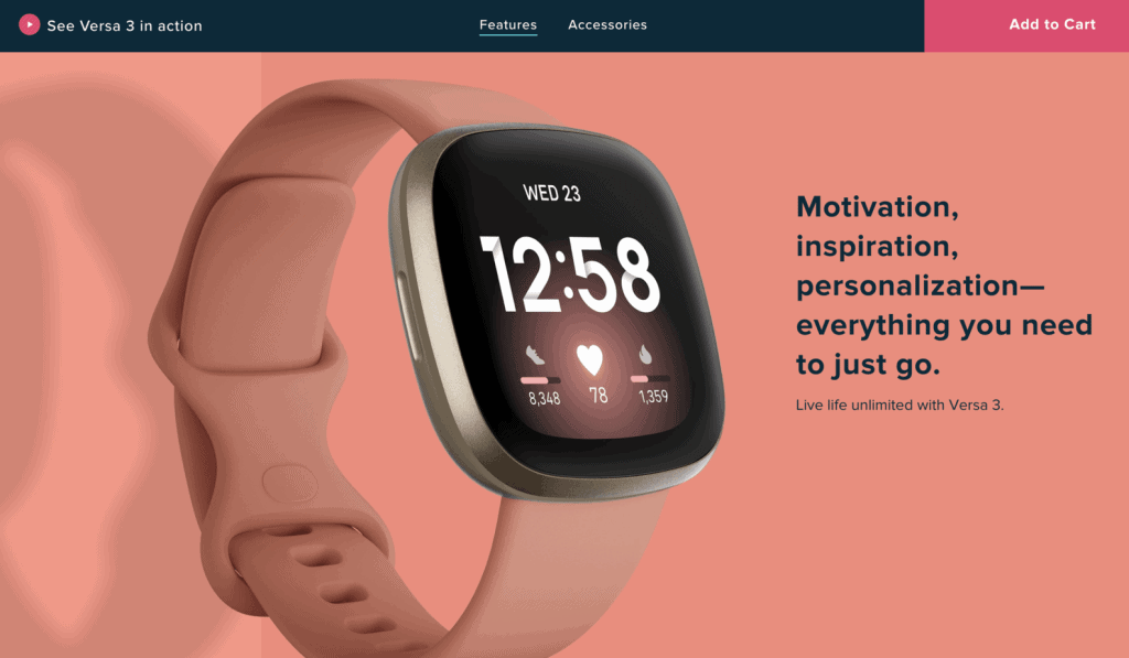 Best Smart Watches Singapore - Fitbit Versa 3