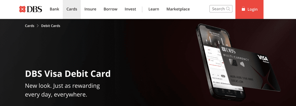 Best Debit Card - DBS Visa
