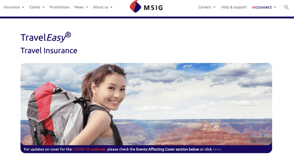 Cruise Insurance Singapore - MSIG TravelEasy
