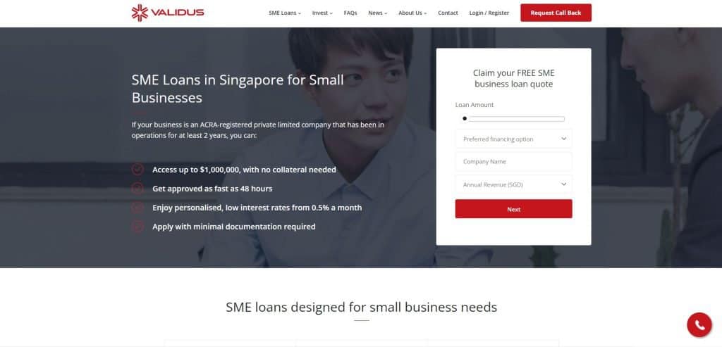 best business loans in singapore_validus