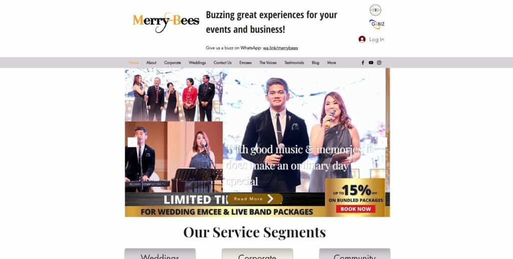 best emcee in singapore_merry bees