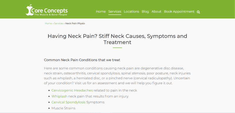 best neck pain specialist in singapore