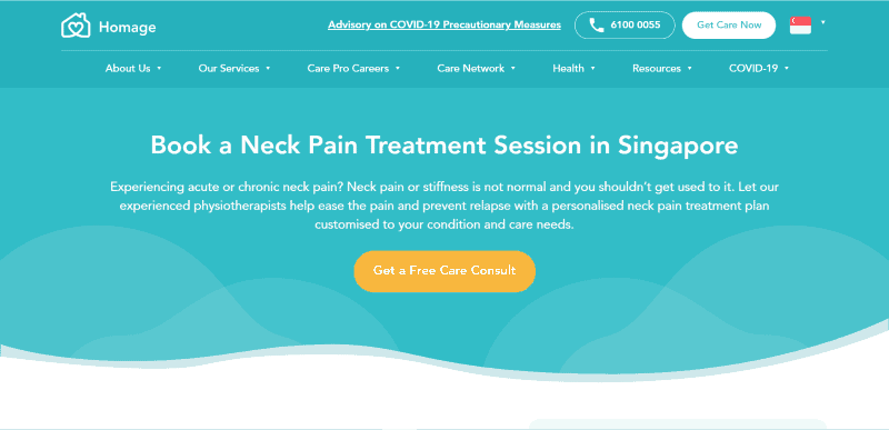 best neck pain specialist in singapore