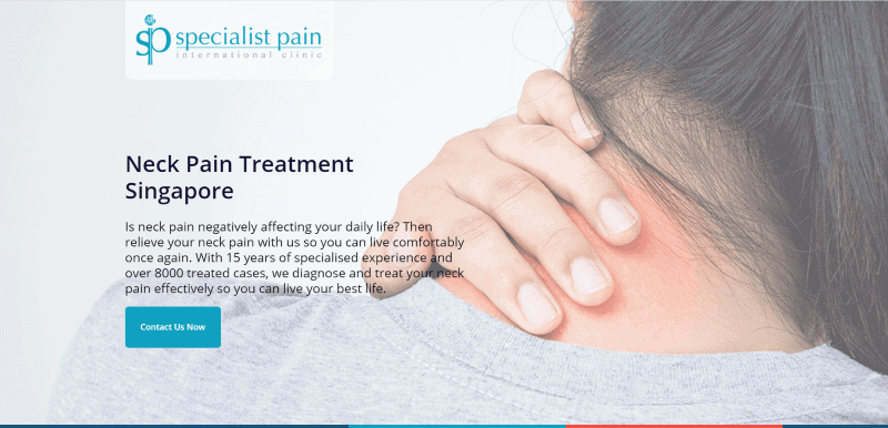 best neck pain specialist in singapore